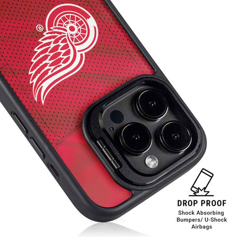 NHL Detroit Red Wings Home Jersey iPhone 16 Pro Kickstand Case